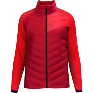 HEAD Men’s Dolomiti FZ Midlayer Jacket – PrimaLoft® ThermoPlume®, Hybrid Insulation, Stretch Comfort(Red Chilli)