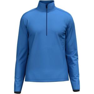 HEAD Men’s Marty Half Zip Ski Midlayer – Stretch Performance Fleece, Regular Fit, Après Ski & On-Mountain Layer(French Blue Admiral)