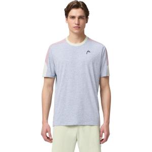 HEAD Men’s Play Tech T-Shirt – Lightweight Moisture-Wicking Athletic Tennis Shirt(Slate)