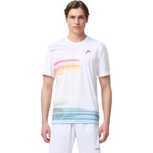 HEAD Men’s Topspin T-Shirt Men(Purple Print)