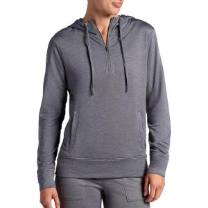 HEAD Women’s Alliance Hoodie, Relaxed Fit, Stretch Midweight Material, Moisture-wicking(Quietshade Heather)