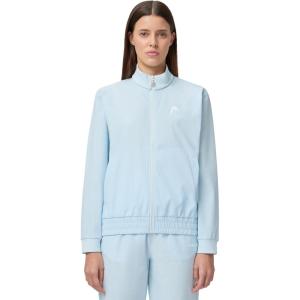 HEAD Women’s Breaker Jacket – Lightweight Stretch Performance Zip Jacket with Water-Repellent Ripstop Fabric(Light Blue)