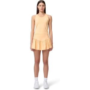 HEAD Women’s Move Performance Skort – Moisture-Wicking Stretch Athletic Skirt with Built-in Shorts & High-Waist Fit(Apricot)