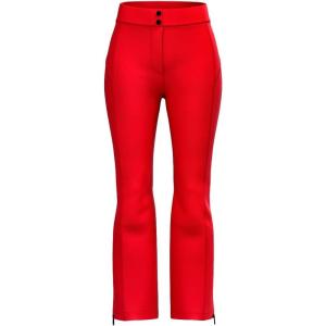 HEAD Women’s Performance Jet Pant – Softshell Ski Pant, 4-Way Stretch, High Waist Slim Fit, Snow Gaiters(Red)