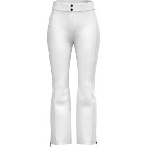 HEAD Women’s Performance Jet Pant – Softshell Ski Pant, 4-Way Stretch, High Waist Slim Fit, Snow Gaiters(White)