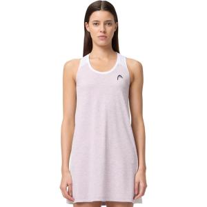 HEAD Women’s Play Tech Dress – Moisture Wicking Performance Tennis Dress with Built-in Shorts(Dusty Lilac)