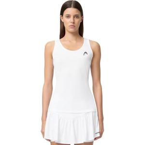 HEAD Women’s Spirit II Tank Top – Performance Moisture-Wicking Athletic Tank with Sleek Tight Fit(White)