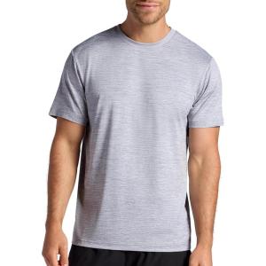 Head Men’s Apexnext Crewneck T-Shirt, Standard Fit, Midweight Stretch Flex Motion Performance Material(Sleet Heather)