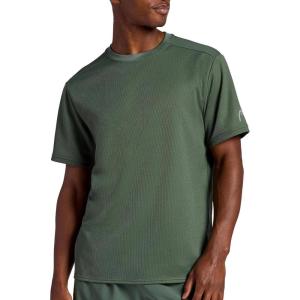 Head Men’s Elite Flex Short Sleeve Waffle Tech Crewneck T-Shirt, Relaxed Fit, Midweight Material(Duck Green)