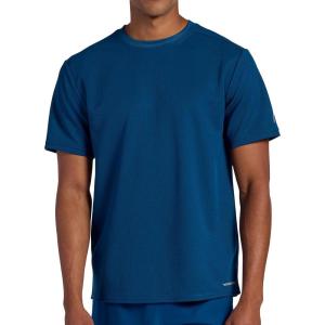 Head Men’s Elite Flex Short Sleeve Waffle Tech Crewneck T-Shirt, Relaxed Fit, Midweight Material(Poseidon)