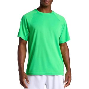 Head Men’s Flex Raglan Crewneck T-Shirt, Standard Fit, Lightweight and Breathable Grid Mesh(Andean Toucan Green)