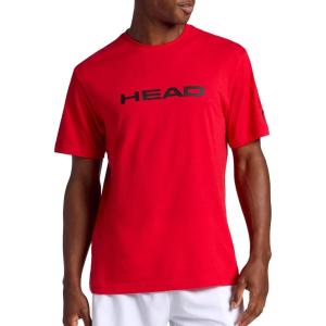 Head Men’s Graphic Crewneck T-Shirt, Standard Fit, Soft Cotton-Polyester Jersey Material(True Red)