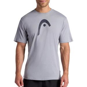 Head Men’s Graphic Crewneck T-Shirt, Standard Fit, Soft Midweight Cotton-Polyester Material(Sleet-logo)
