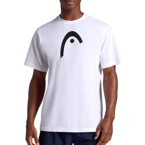 Head Men’s Graphic Crewneck T-Shirt, Standard Fit, Soft Midweight Cotton-Polyester Material(Stark White-logo)