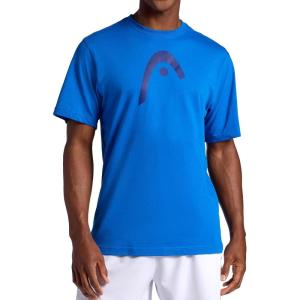 Head Men’s Graphic Crewneck T-Shirt, Standard Fit, Soft Midweight Cotton-Polyester Material(Supreme Blue)