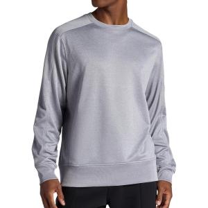 Head Men’s Heat French Terry Crewneck Long Sleeve Top, Standard Fit, Midweight Material(Sleet Heather)