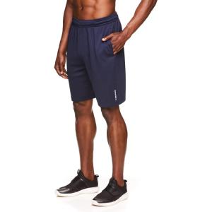 Head Men’s Quality Jacquard Short, Standard Fit, 9” Inseam, Lightweight and Breathable(Navy Heather)