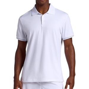 Head Men’s Rally Polo Shirt, Standard Fit, Stretch Midweight Material(Stark White)