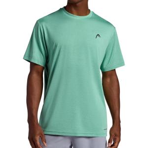 Head Men’s Score Hypertek T-Shirt, Standard Fit, Lightweight and Breathable, Hypertek Moisture-Wicking Technology(Creme De Menthe Heather)