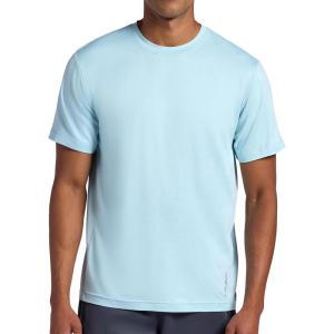 Head Men’s Short Sleeve Active Crewneck T-Shirt, Standard Fit, Midweight, Peached Stretch Material(Stratosphere Heather)