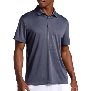 Head Men’s Skill Jacquard Polo, Standard Fit, Lightweight and Breathable(Cool Grey Heather)