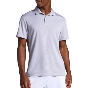 Head Men’s Skill Jacquard Polo, Standard Fit, Lightweight and Breathable(Sleet Heather)