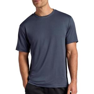 Head Men’s Top Fit Short Sleeve Crewneck T-Shirt, Standard Fit, Stretch Lightweight Material(Cool Grey)