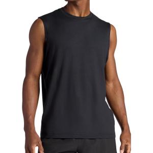 Head Men’s Winner Sleeveless Crewneck Tank Top, Standard Fit, Stretch Lightweight Material(Black)