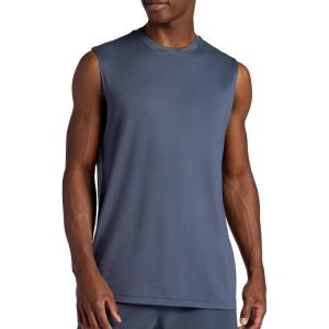 Head Men’s Winner Sleeveless Crewneck Tank Top, Standard Fit, Stretch Lightweight Material(Cool Grey)