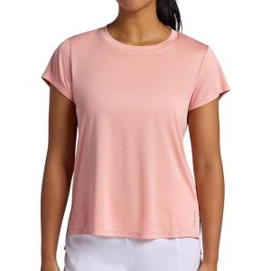 Head Women’s Alliance Spacedye Crewneck T-Shirt, Relaxed Fit, Stretch Midweight Fabric(Mellow Rose Heather)