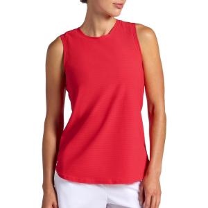 Head Women’s Shadow Stripe Tank Top, Slim Fit, Stretch Lightweight Material(Hibiscus)