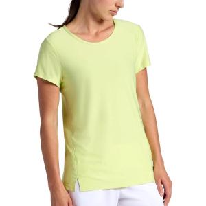 Head Women’s Teammate Crewneck T-Shirt, Slim Fit, Lightweight and Breathable Material(Lime Sherbet Heather)