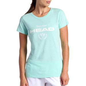 Head Women’s Tennis Graphic Crewneck T-Shirt, Relaxed Fit, Lightweight and Breathable Cotton-Poly Material(Yucca)