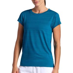 Head Women’s Victory Classic Short Sleeve Crewneck T-Shirt, Standard Fit, Stretch Lightweight Material(Ink Blue)