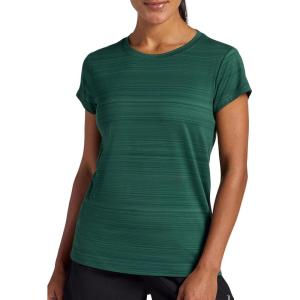 Head Women’s Victory Classic Short Sleeve Crewneck T-Shirt, Standard Fit, Stretch Lightweight Material(Trekking Green)