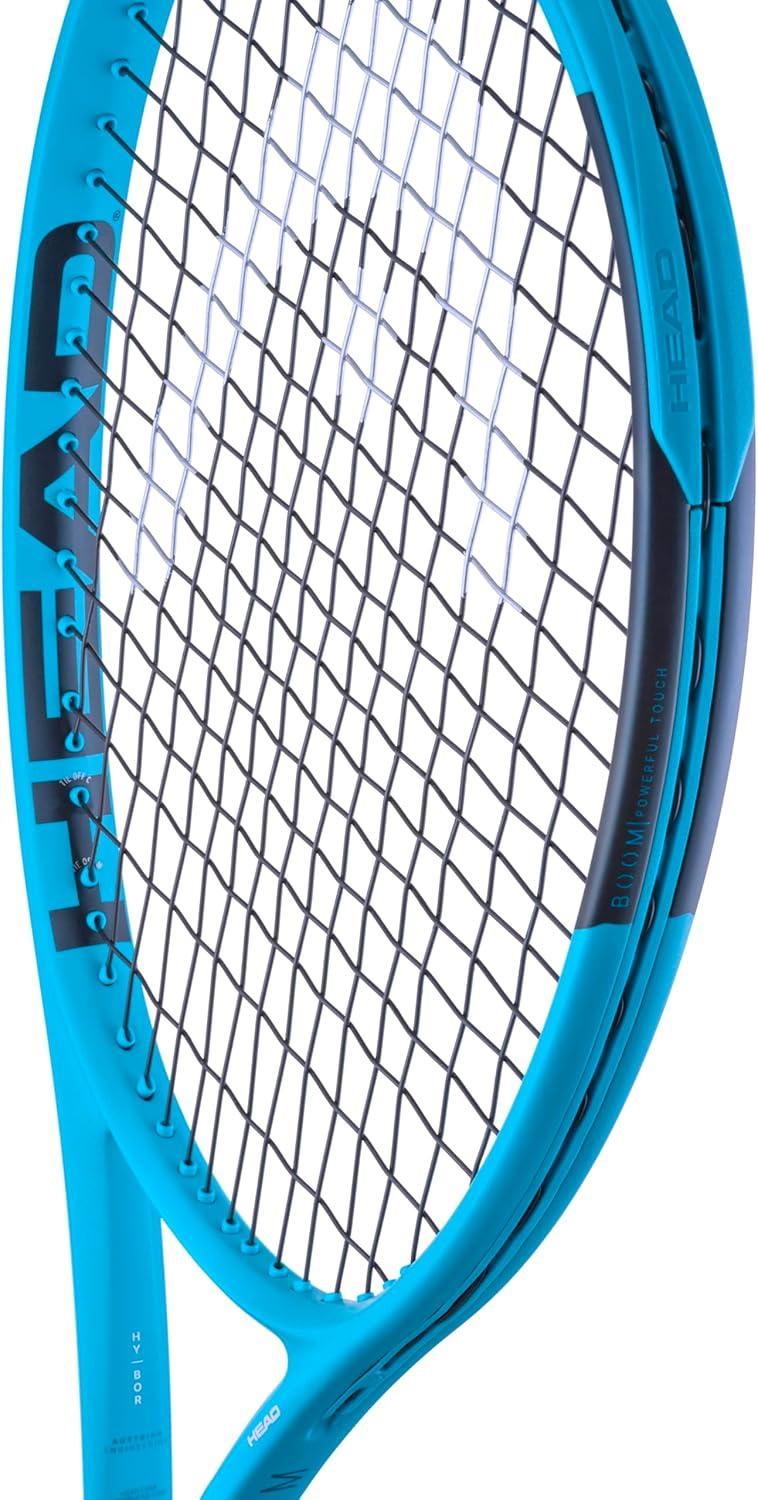 imageHEAD Boom MP 2026 Tennis Racquet Intermediate amp Advanced Players Strung Mid Tension with Velocity 16G StringBoom MP 2026 4 12