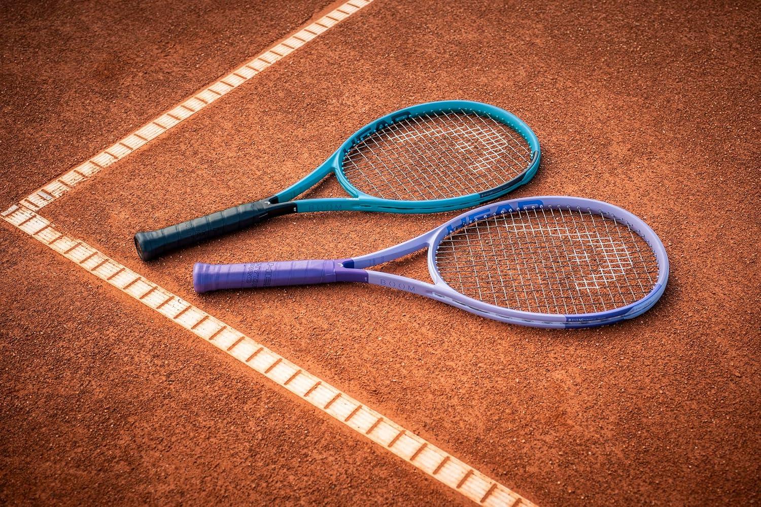 imageHEAD Boom MP Alternate 2026 Tennis Racquet Intermediate amp Advanced Players Strung Mid Tension with Velocity 16G StringBoom MP Alternate 2026 4 12