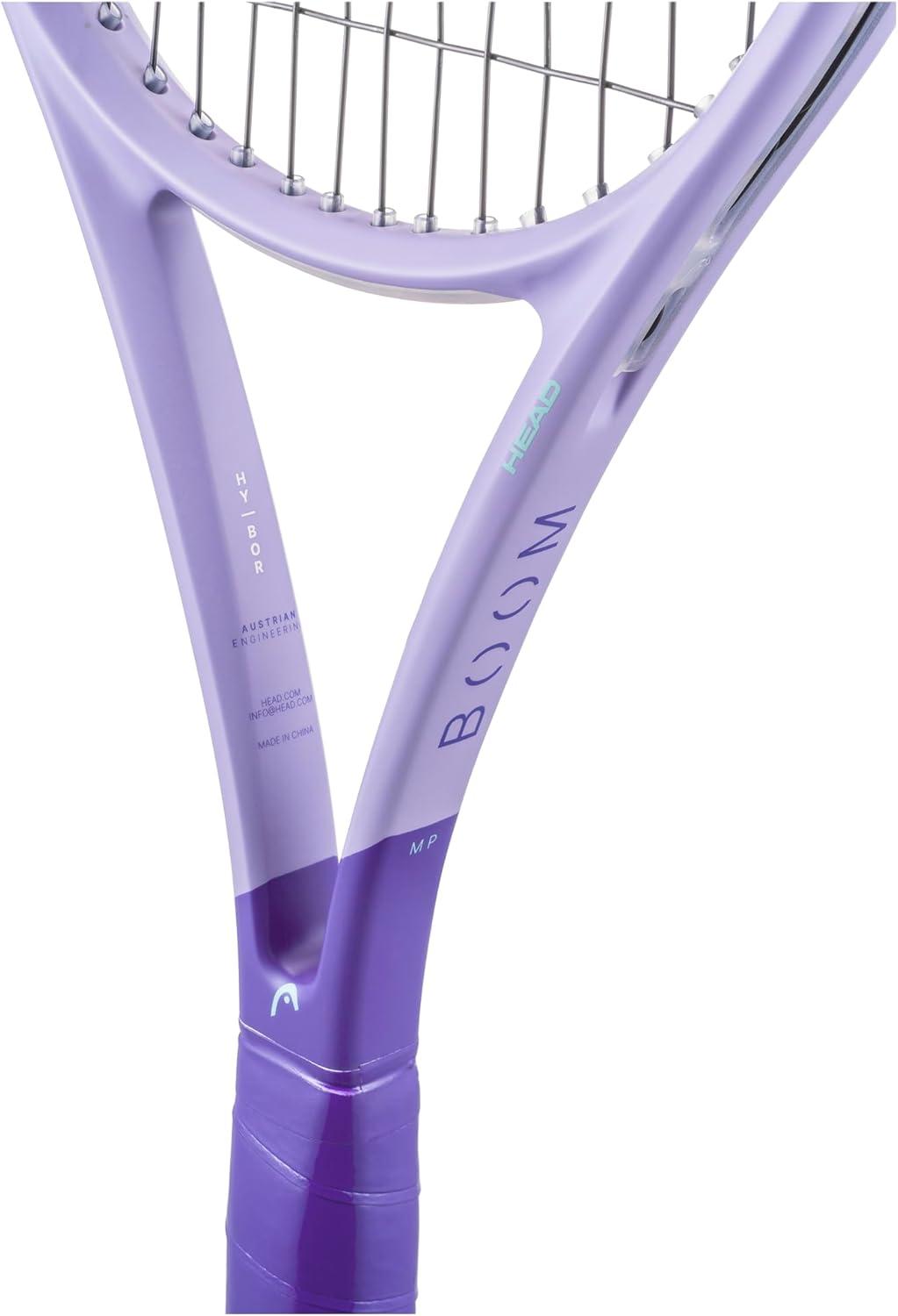 imageHEAD Boom MP Alternate 2026 Tennis Racquet Intermediate amp Advanced Players Strung Mid Tension with Velocity 16G StringBoom MP Alternate 2026 4 12