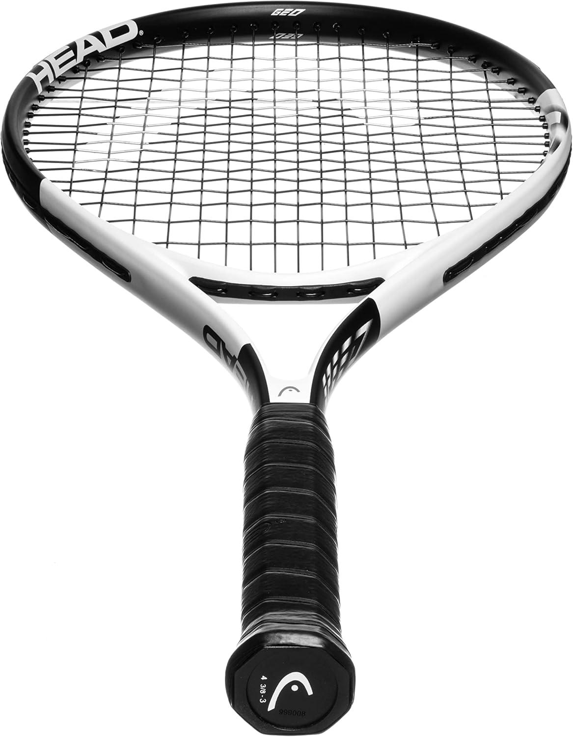 imageHEAD Geo Speed Adult Tennis Racket PreStrung Light Balance 275 Inch RacquetBlackWhite