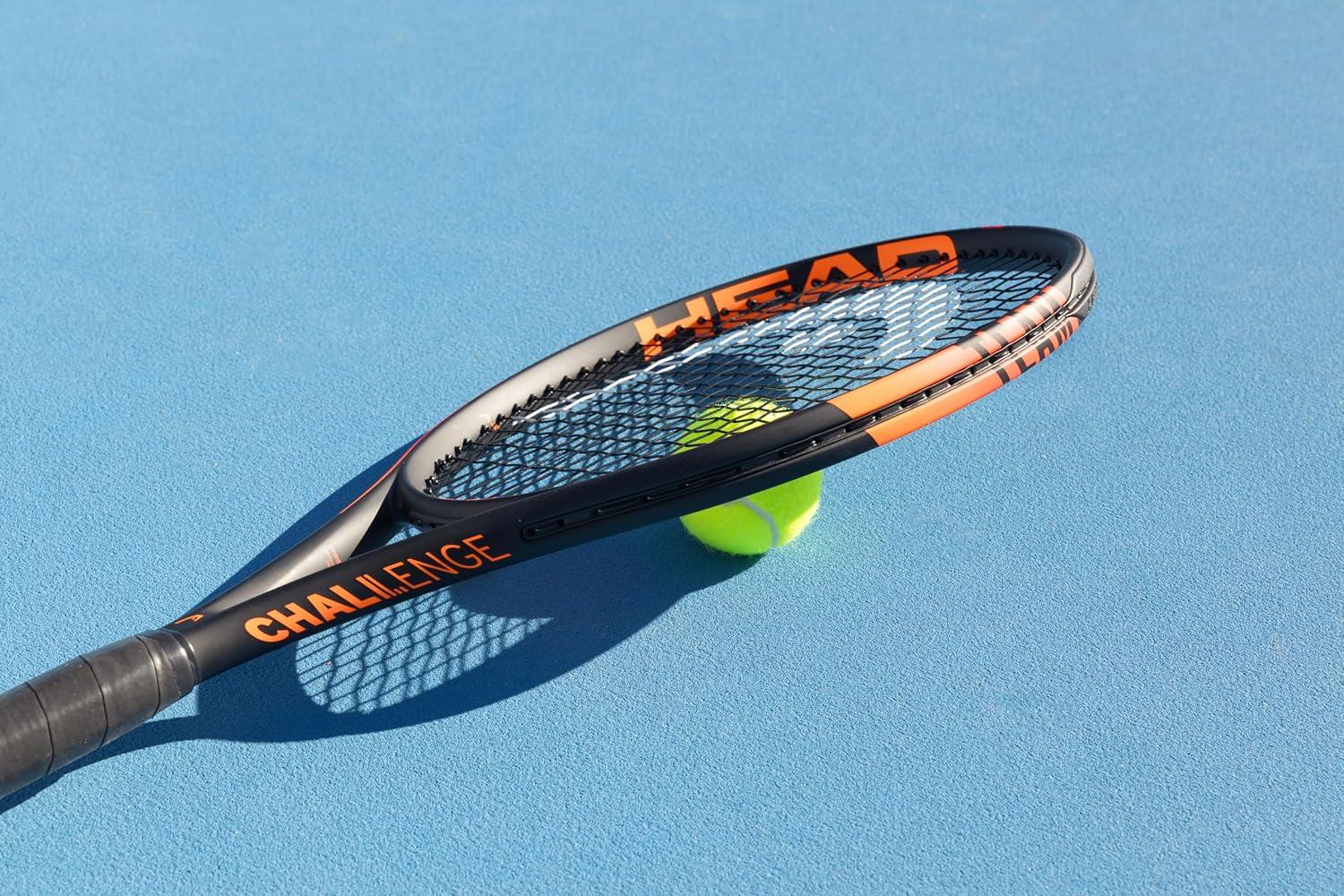 imageHEAD IG Challenge Team Tennis Racquet PreStrung 100 sq in Head Lightweight Power amp Spin