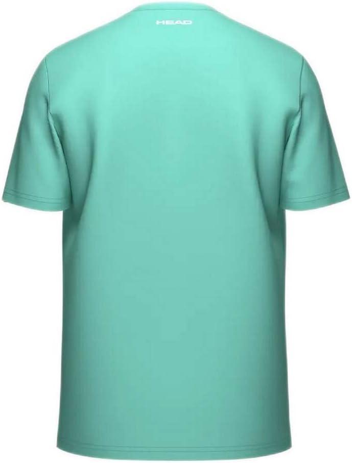 imageHEAD Junior Rainbow TShirt Soft Moisture Wicking Logo Tee for Sports amp Everyday WearTurquoise
