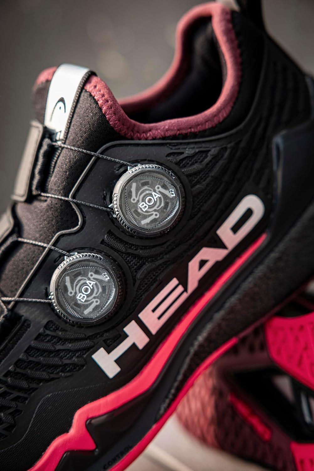 imageHEAD Mens Endure Pro BOA Tennis Shoe Lightweight Precision Fit Shock Absorbing DurableBlackRed