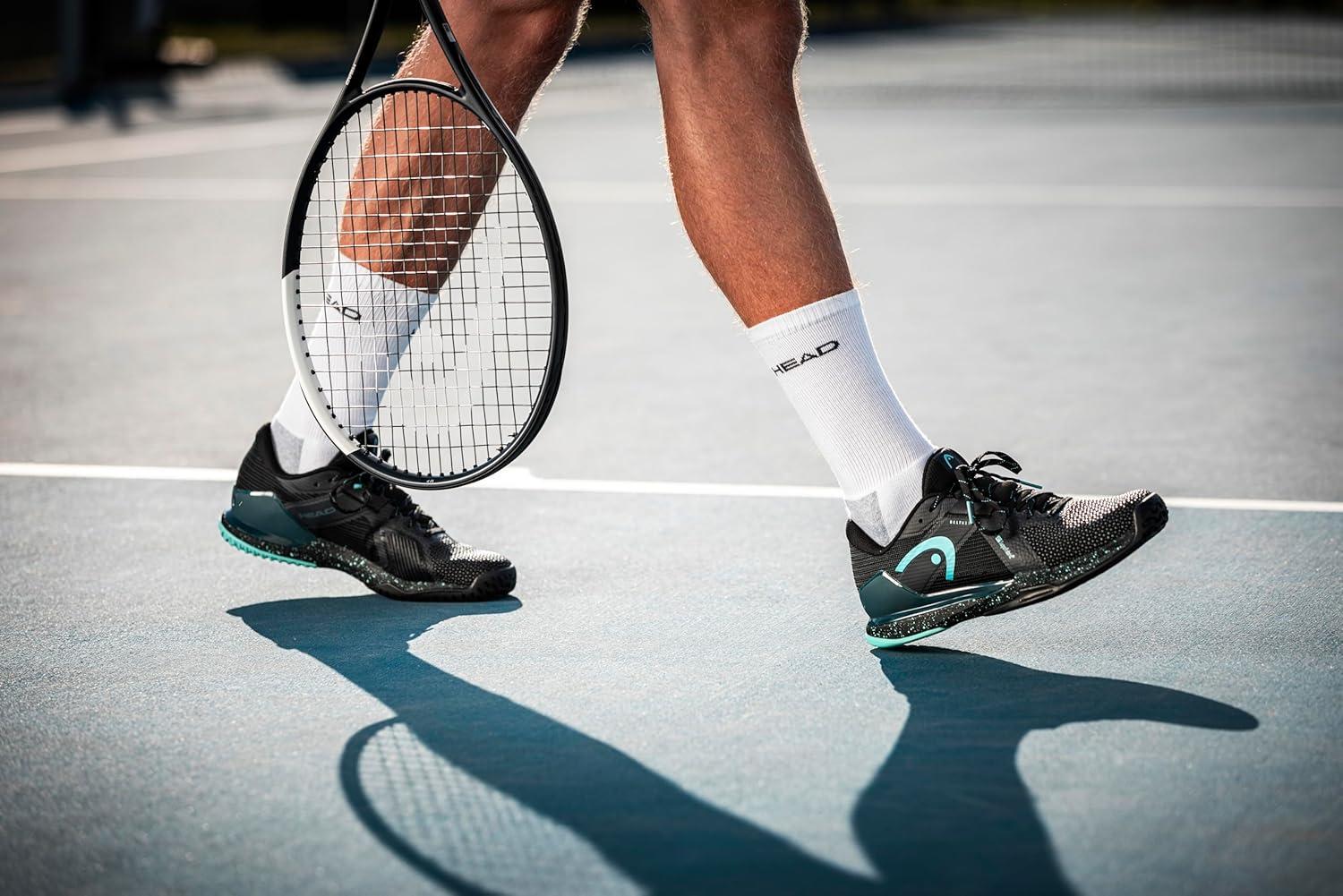 imageHEAD Mens Sprint Pro 40 SF Tennis ShoeBlackTeal
