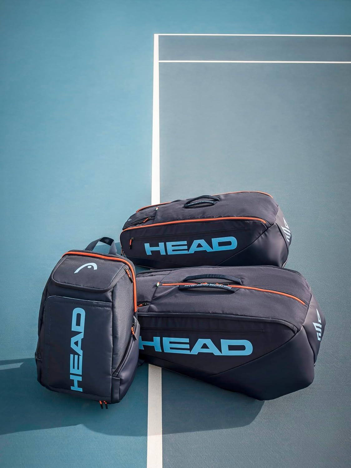 imageHEAD Pro Backpack 28L 2R Tennis Backpack Holds 2 Racquets Shoe Compartment Travel Sports Bag
