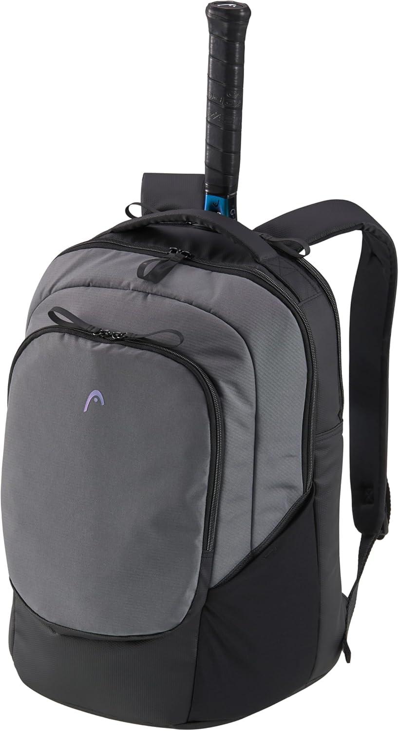 imageHEAD Pro X Backpack 30L Tennis Bag Holds 2 Racquets Shoe Compartment Wide Opening Access Adjustable Water Bottle Pocket Recycled Materials Urban Travel Sports Bag