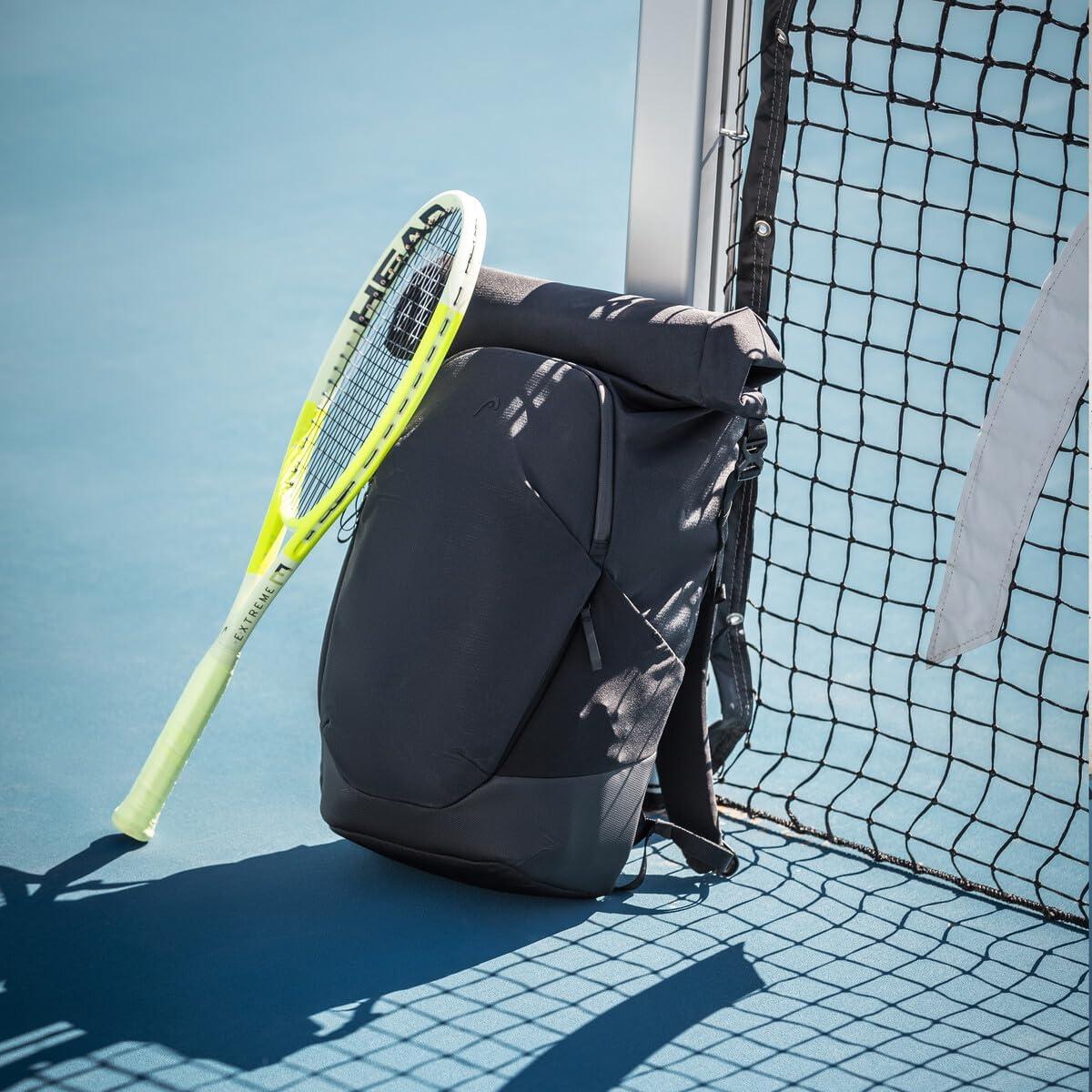 imageHEAD Pro X Racqpack Tennis Backpack Holds 3 Racquets CCT Climate Control Compartment Laptop Sleeve Rolltop Design Recycled PET Sustainable Sports amp Travel Bag