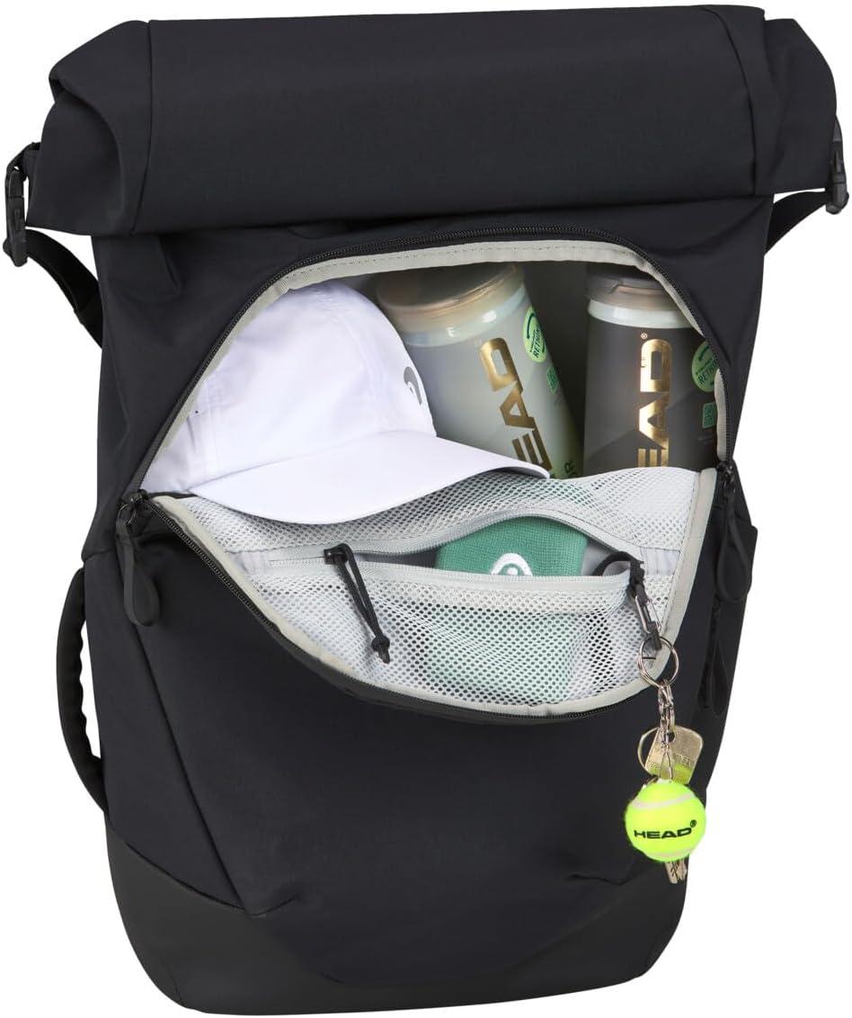 imageHEAD Pro X Racqpack Tennis Backpack Holds 3 Racquets CCT Climate Control Compartment Laptop Sleeve Rolltop Design Recycled PET Sustainable Sports amp Travel Bag