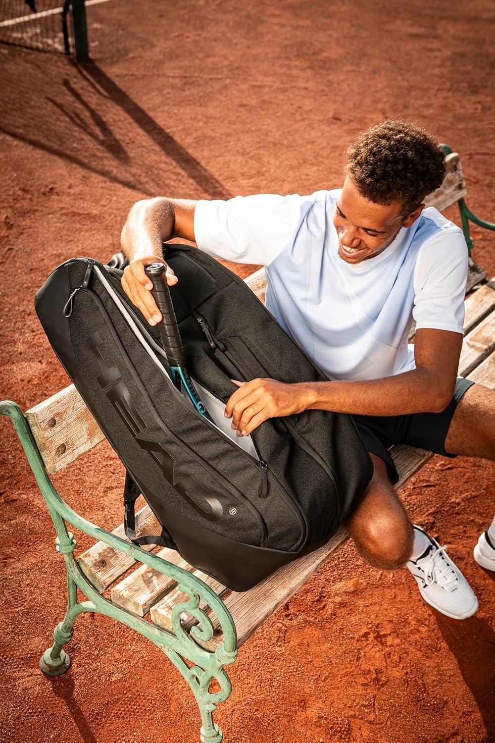 imageHEAD Pro X Racquet Bag XL 12R Tennis Bag Fits Up to 12 Racquets CCT Climate Control Technology Ventilated ShoeClothing Compartment