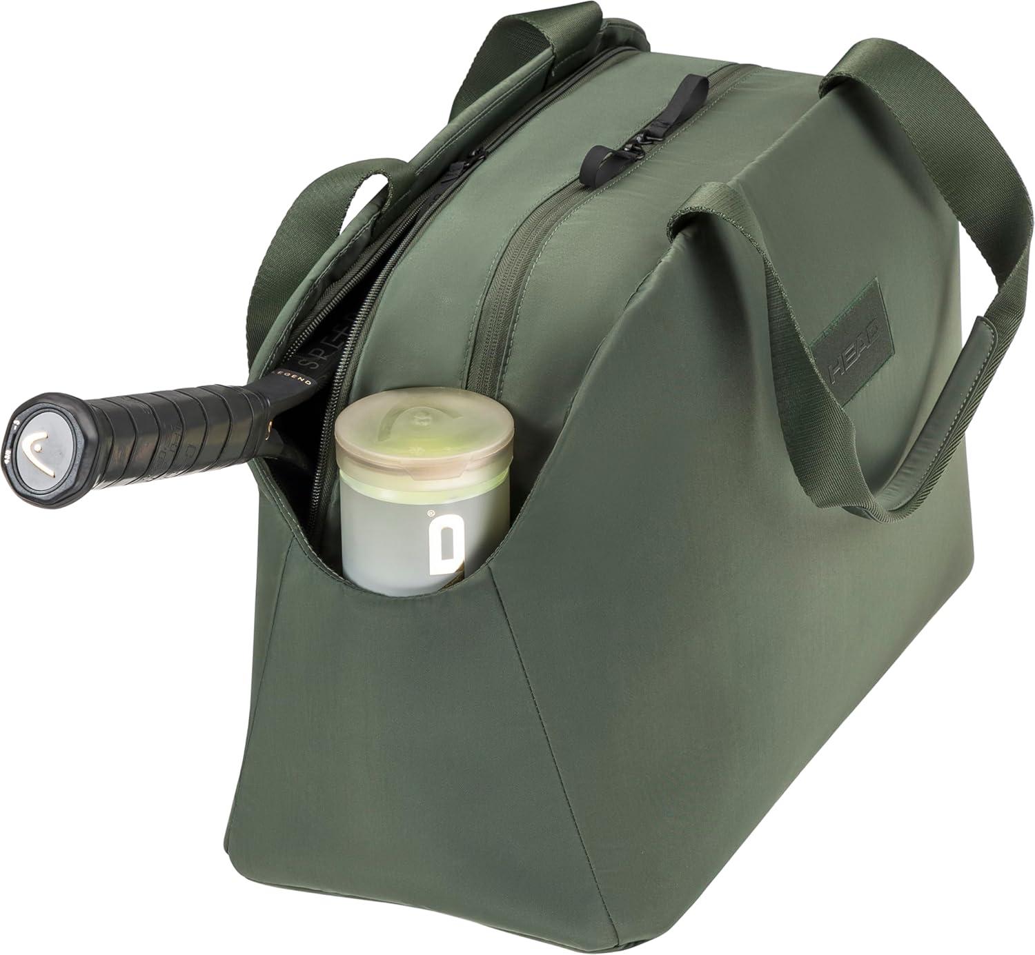 imageHEAD Pro X Tote Bag Tennis Racquet Tote with Laptop Compartment MultiPurpose Sports amp Travel Tote Space for 2 Racquets Water Bottle HoldersGreen