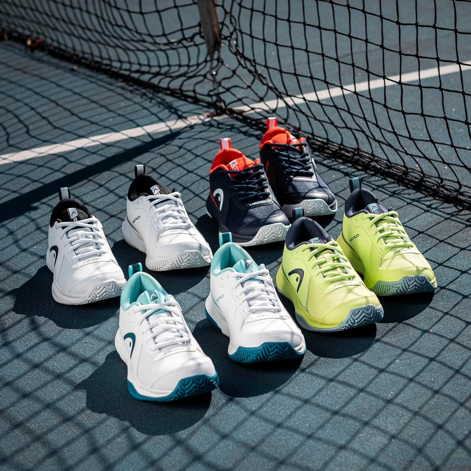 imageHEAD Sprint Court 40 Junior Tennis Shoe Lightweight Breathable AllCourt Kids Sneakers for Tennis Padel amp PickleballDark BlueRed